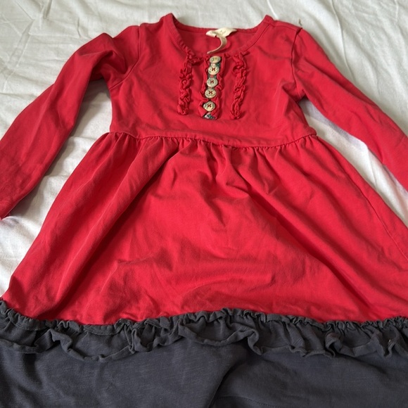 Matilda Jane Once Upon A Time Little Red Riding Dress Girls Size 4 - Picture 2 of 7
